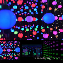 RGB String LED Pixel Ball برای روشنایی کریسمس